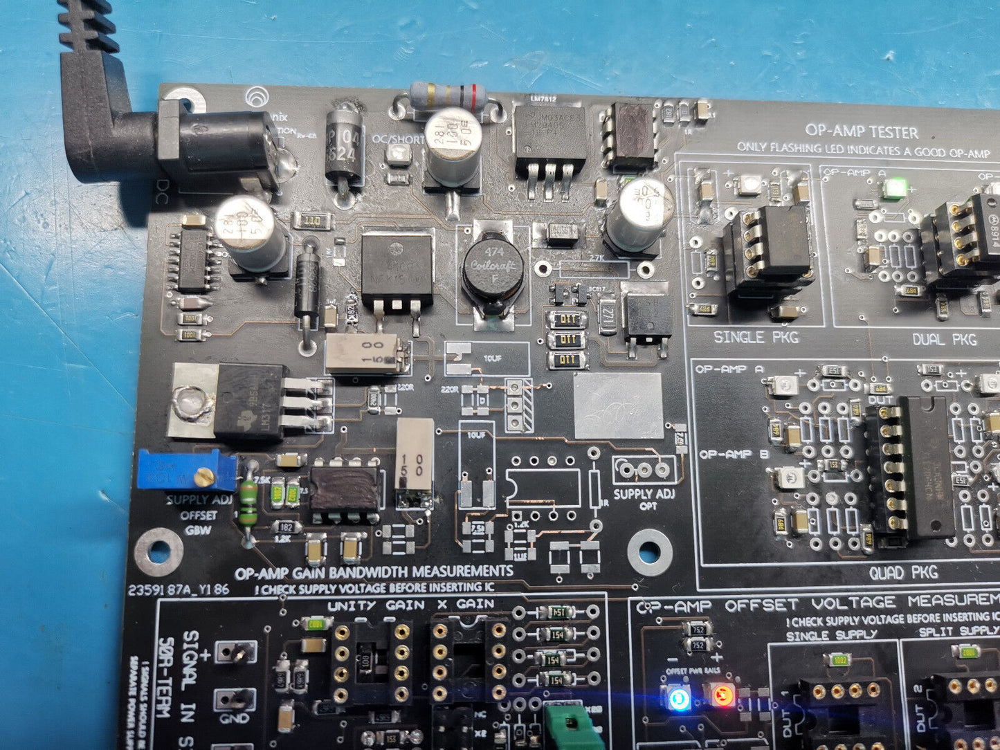 Op Amp Tester Offset Voltage Measurements Bandwidth Measurements