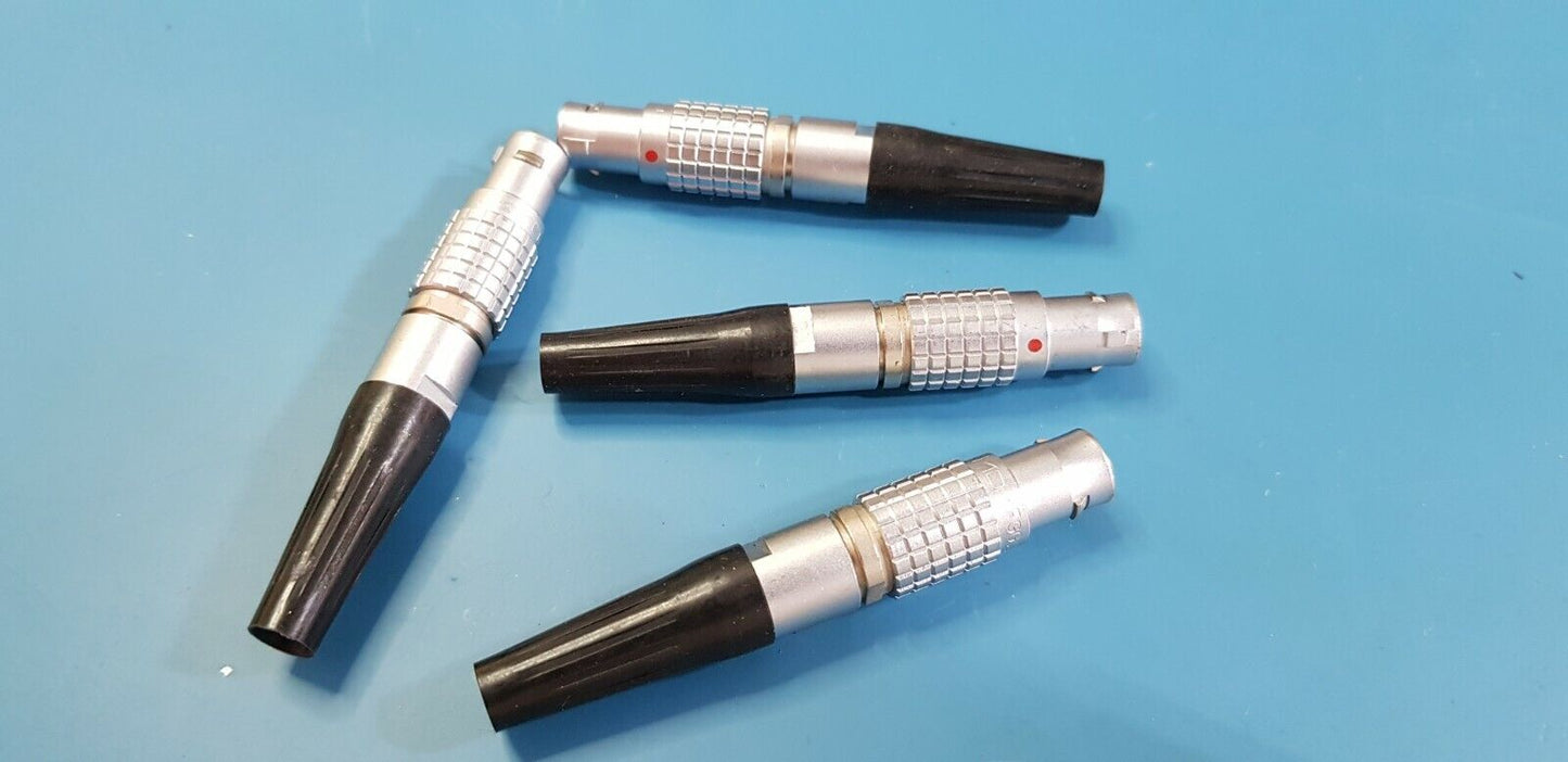 4pcs Lemo FGG 1B 6 Pin Male Connector