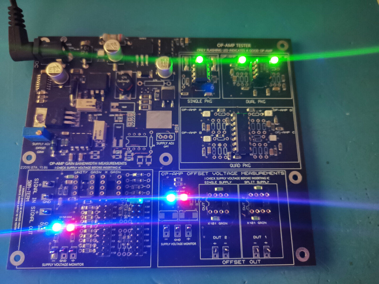Op Amp Tester Offset Voltage Measurements Bandwidth Measurements