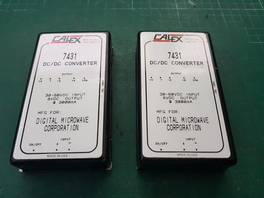 2pcs DC DC Converter 8 Volt 3000mA out 8V 3A power supply Calex 7431