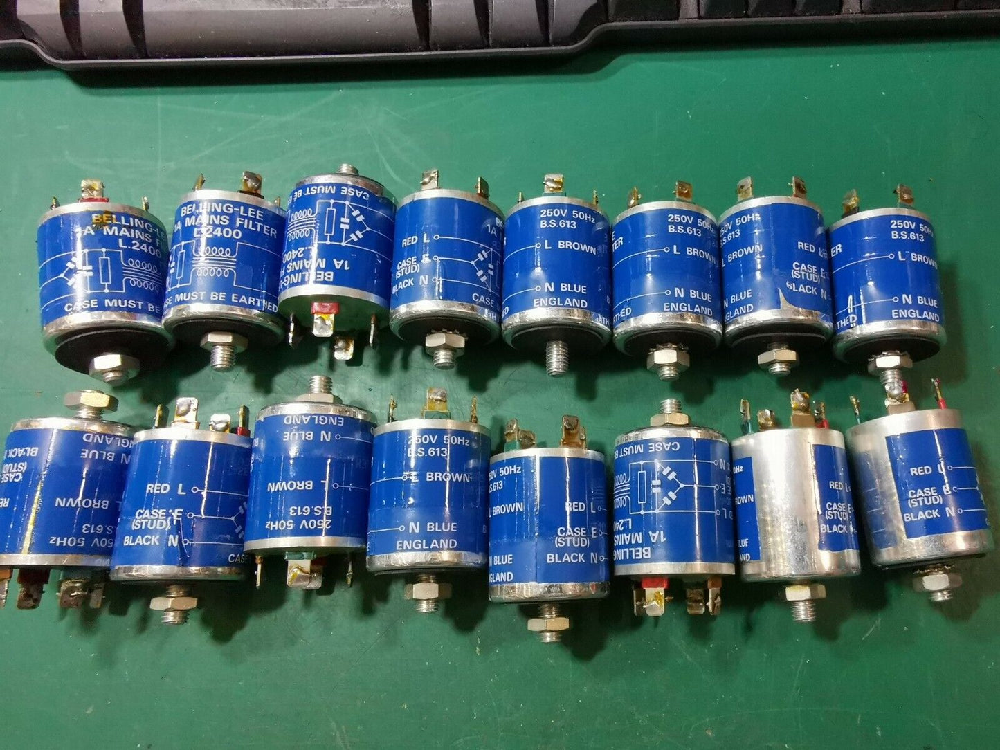 Belling Lee Mains Filter Used In RF Equipment L2400 1A 250V 50Hz 16pcs