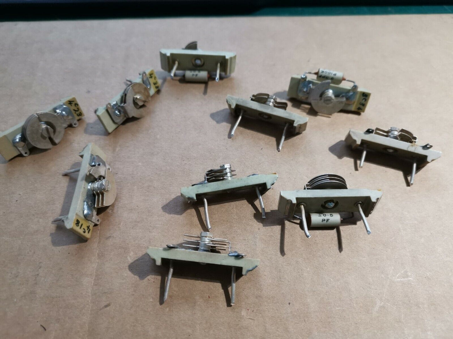 10pcs Variable Air Capacitor Military Part 2pF To 10pF