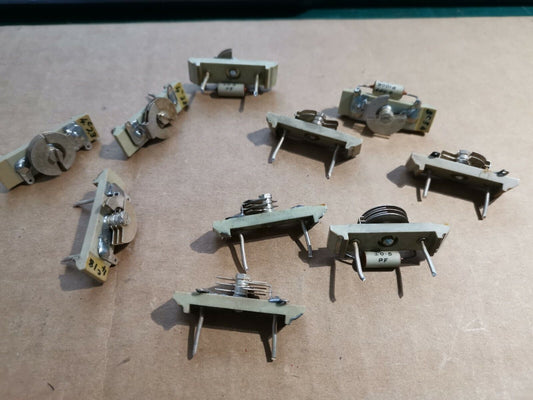 10pcs Variable Air Capacitor Military Part 2pF To 10pF