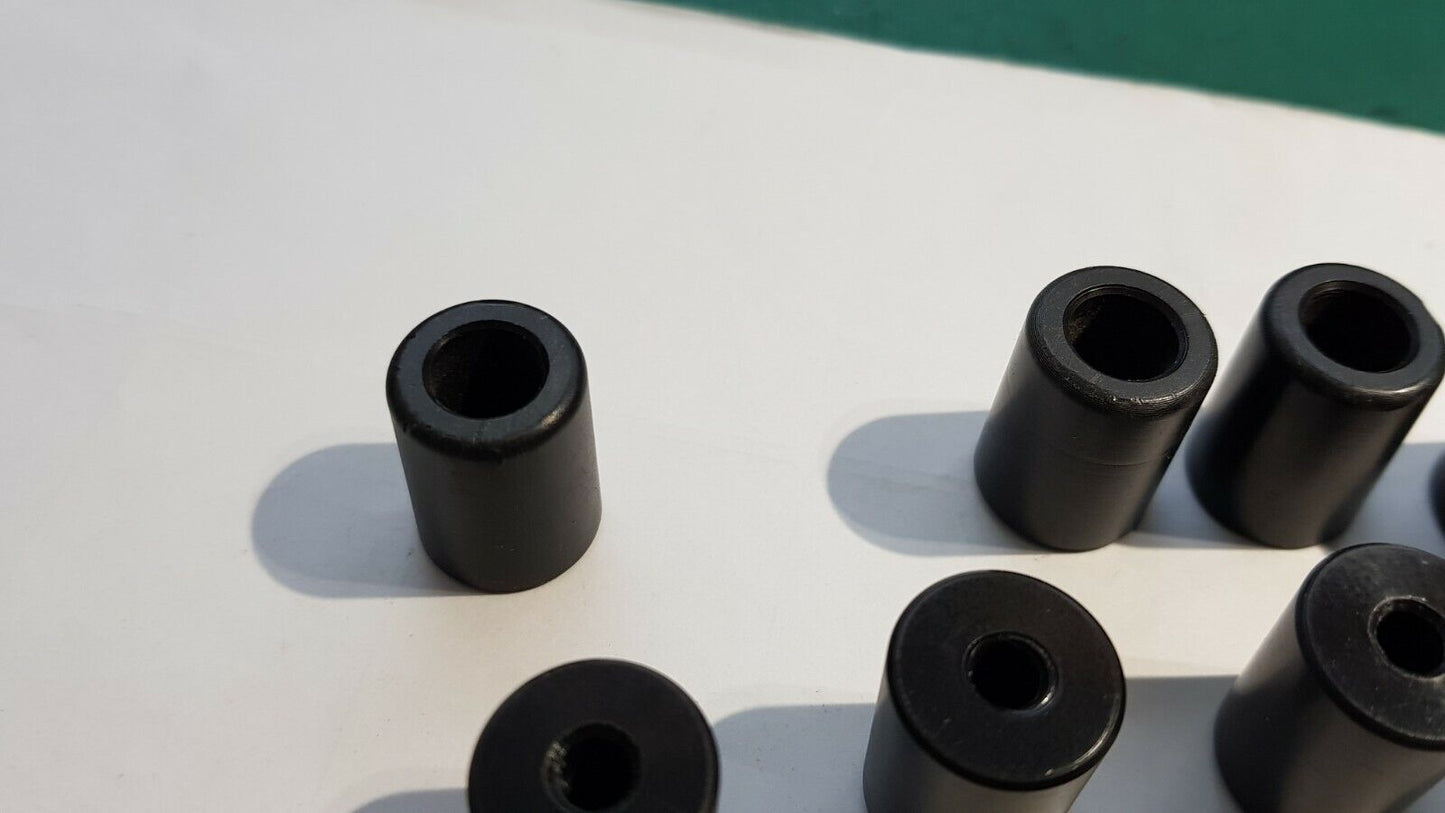 Electronic Project Enclosure Bumper Feet Plastic 20mm x 15mm Round  Black