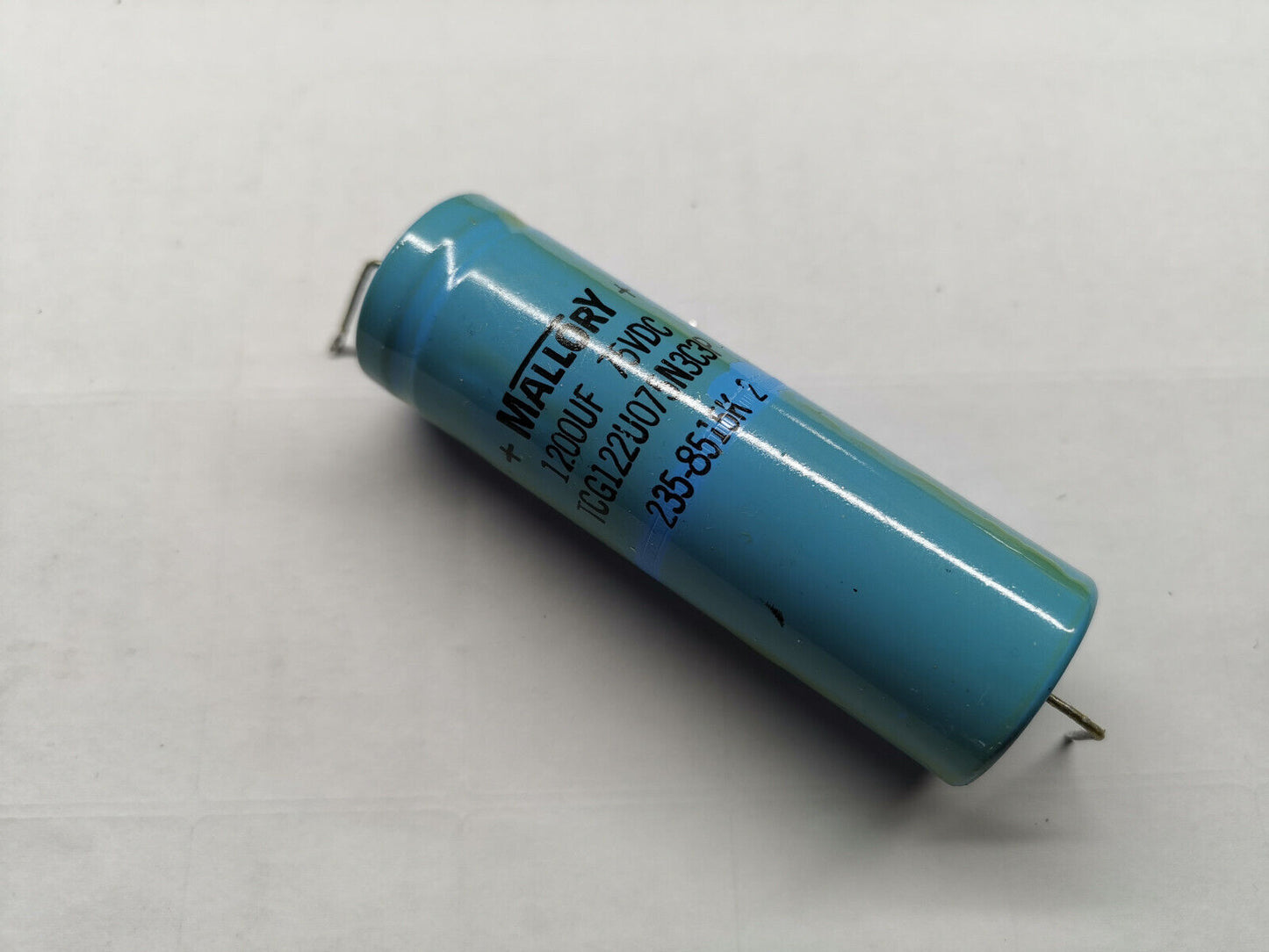 1200uF 75v Capacitor Genuine Mallory Axial
