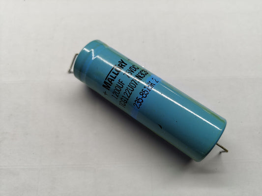 1200uF 75v Capacitor Genuine Mallory Axial