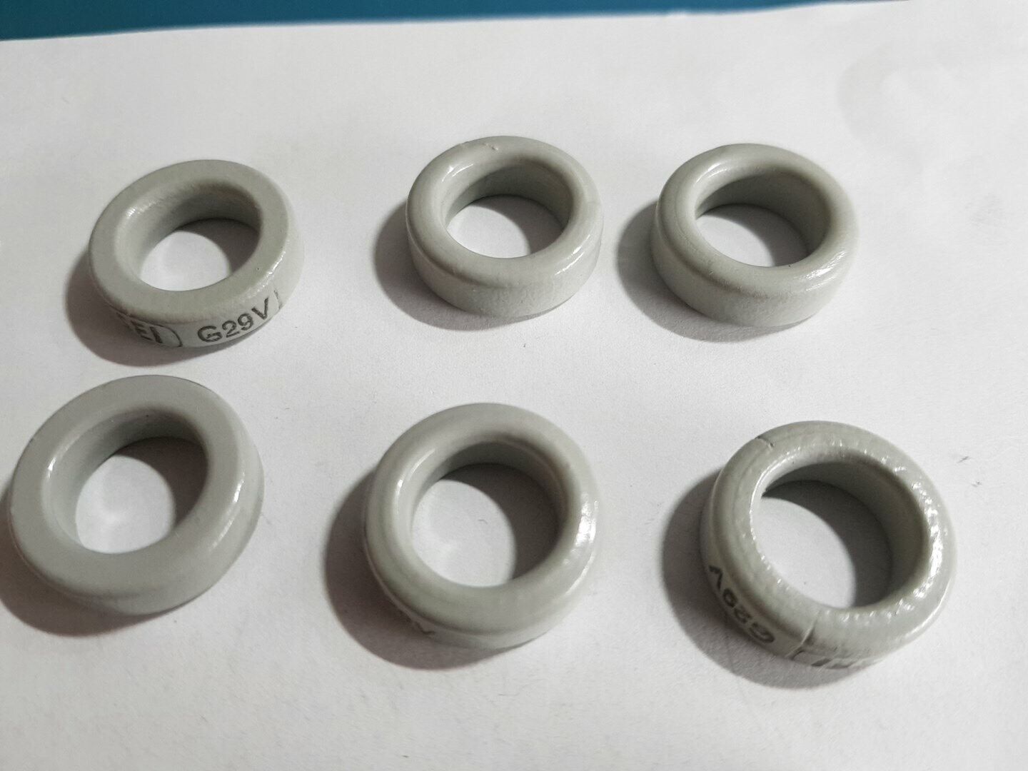 10pcs Ferrite Powder Inductor Cores Rings  OD 20mm  ID 12mm