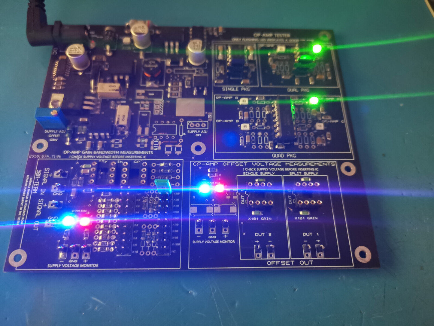 Op Amp Tester Offset Voltage Measurements Bandwidth Measurements