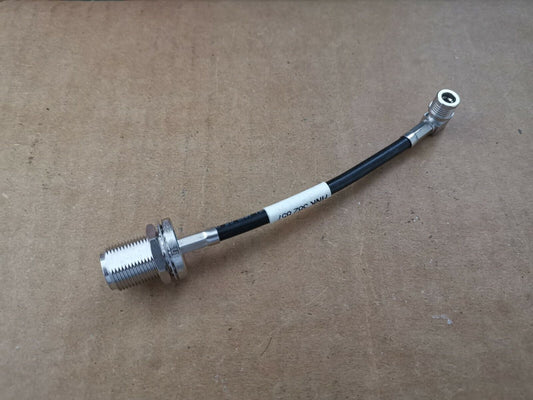 Bulkhead To MCX Male Plug RF Connector Cable 11cm Suhner
