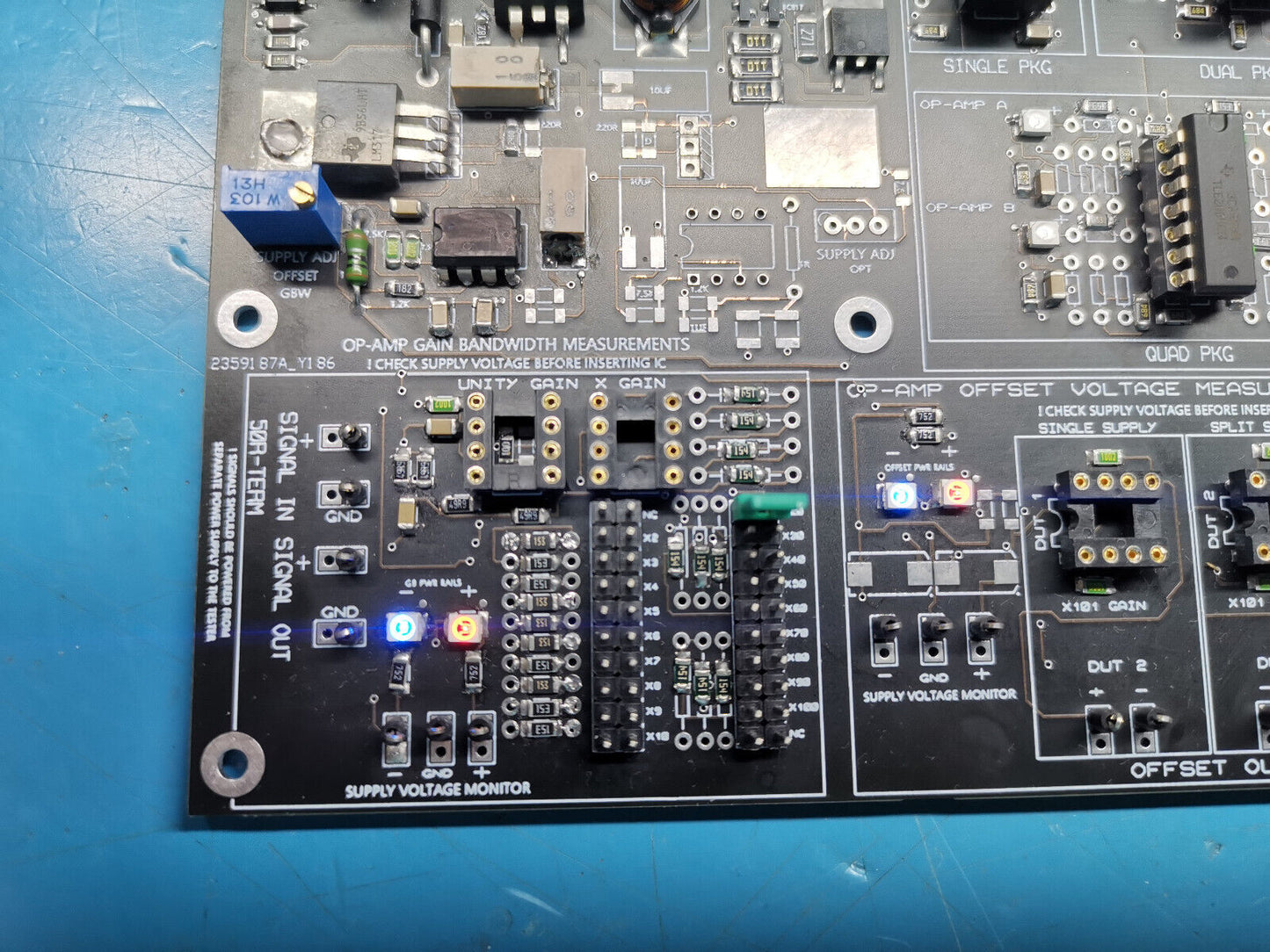 Op Amp Tester Offset Voltage Measurements Bandwidth Measurements