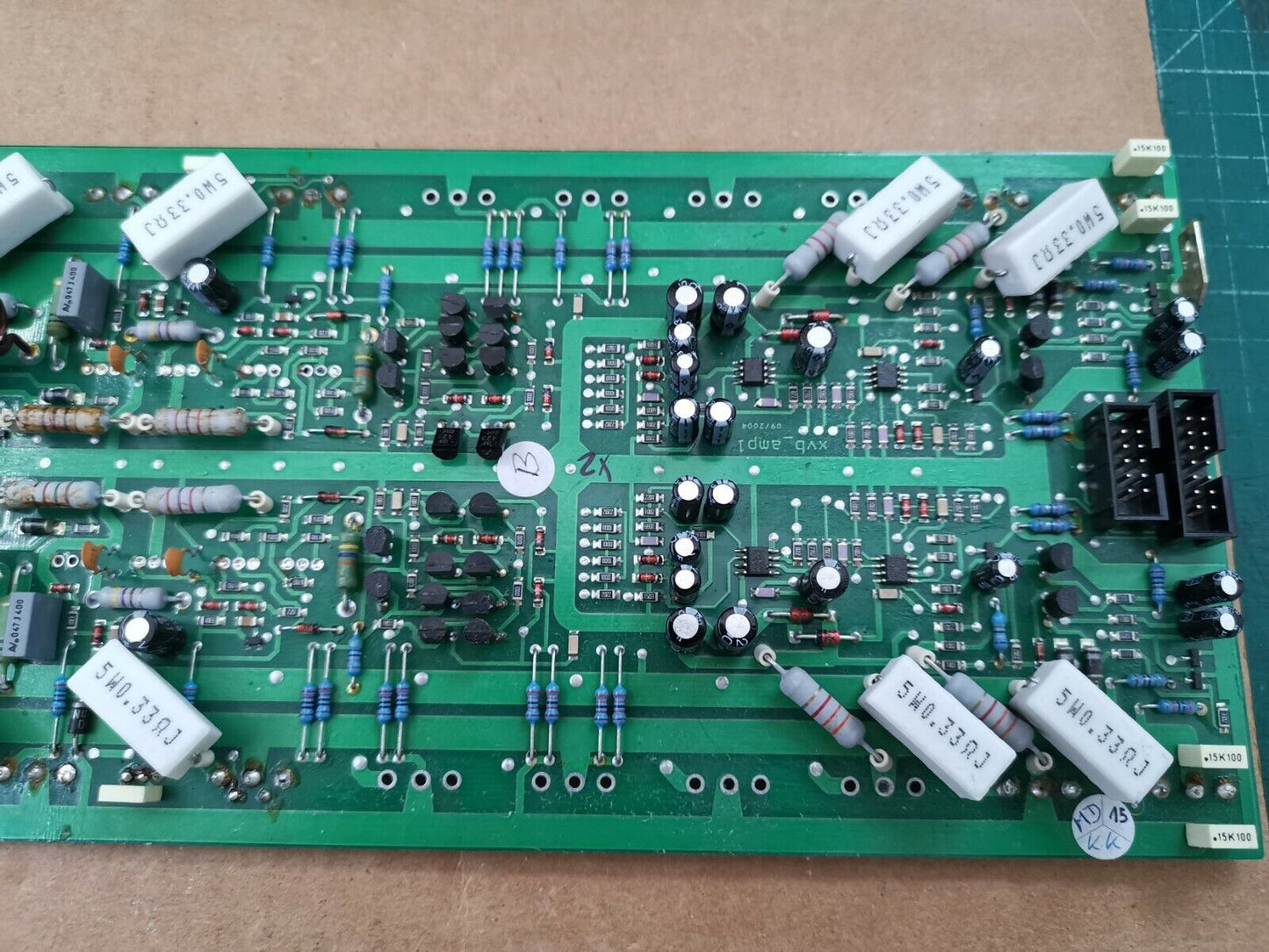 AV Digital 2XV200 Variodyn D1 Power Amplifier Board Missing Transistors