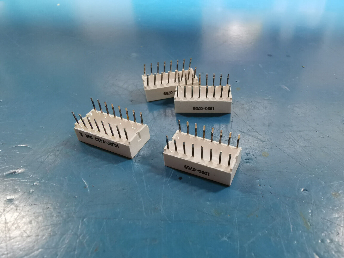 4pcs HP Agilent 1990-0759  HLMP-2620 LED Bar and Array Red Light Bar