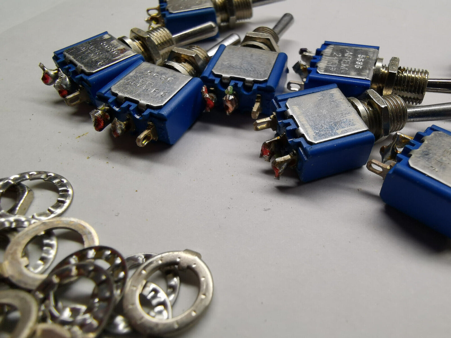 10pcs Genuine Apem 5636 Toggle Switch ON ON Type