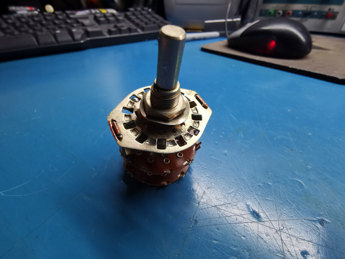 NSF  4 Pole 5 Position Rotary Switch Military Part New Old Stock