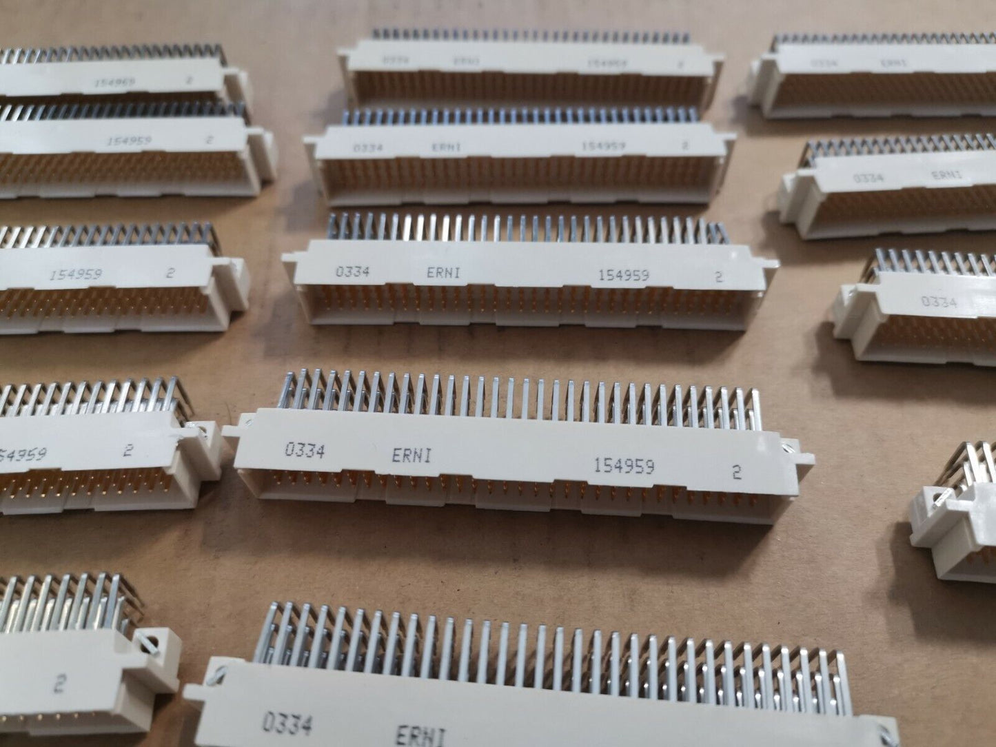ERNI 128 Way 4 Row Straight DIN 41612 Connector PCB Mount