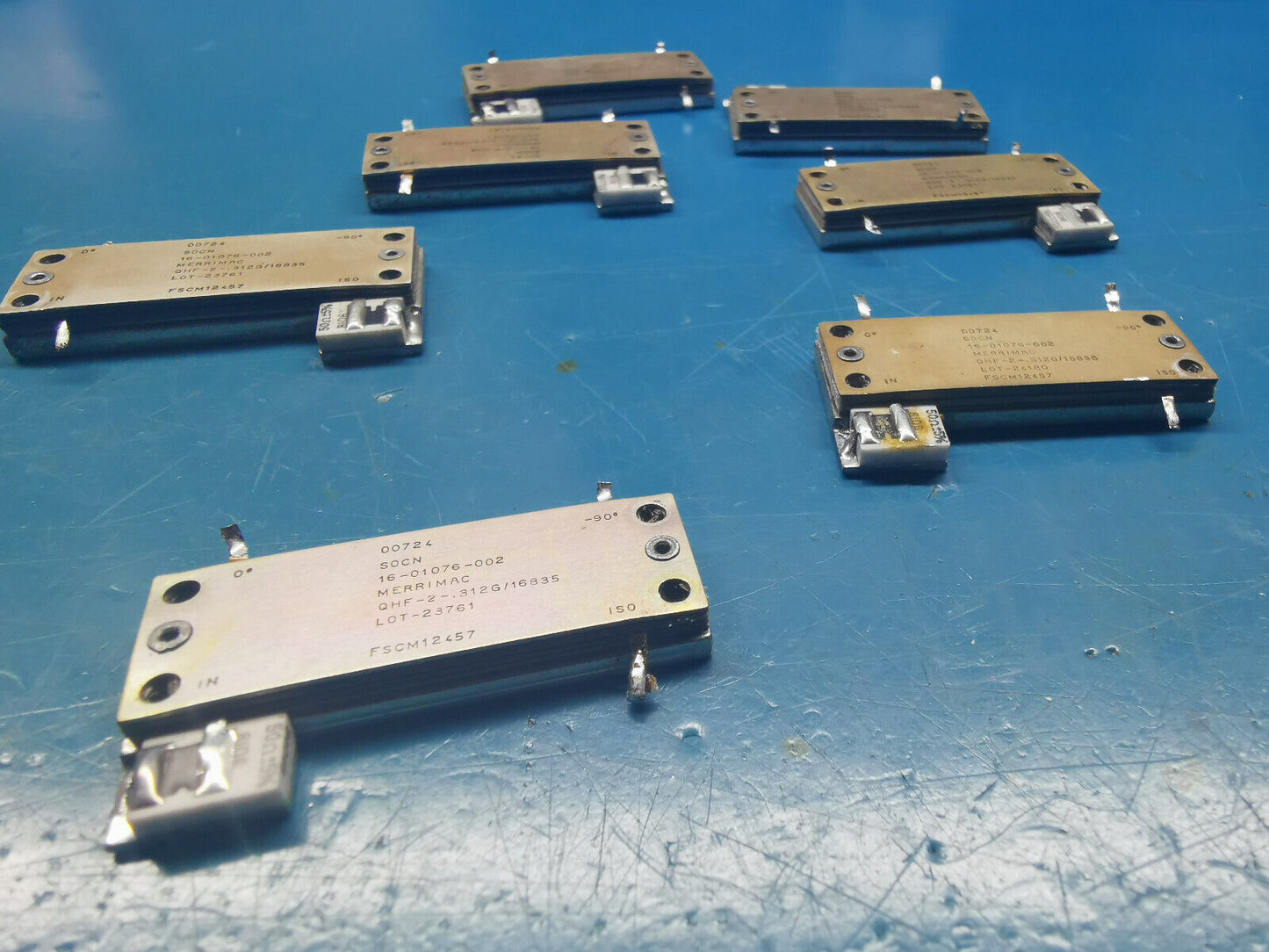 7pcs Merrimac FSCM 12457 90° RF Power Diveider / Combiner