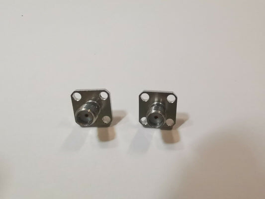 50 Ohms SMA Panel Mount Jack  IMS GmbH  WHITE BRONZE
