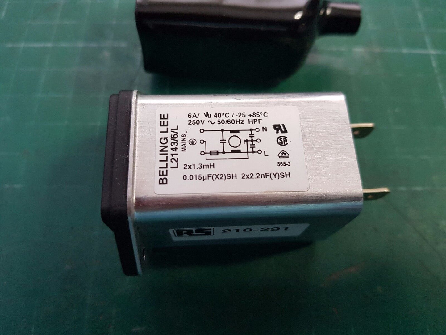 250v 6A Mains IEC EMI RFI Belling Lee L2143/6/L  EX MOD