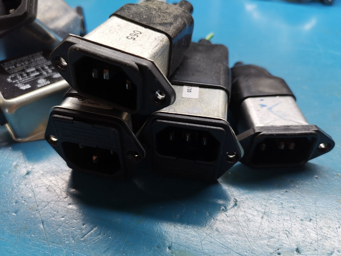 11PCS Filtered And Non Filtered IEC Connector Mains Noise Filter With Fuseholder