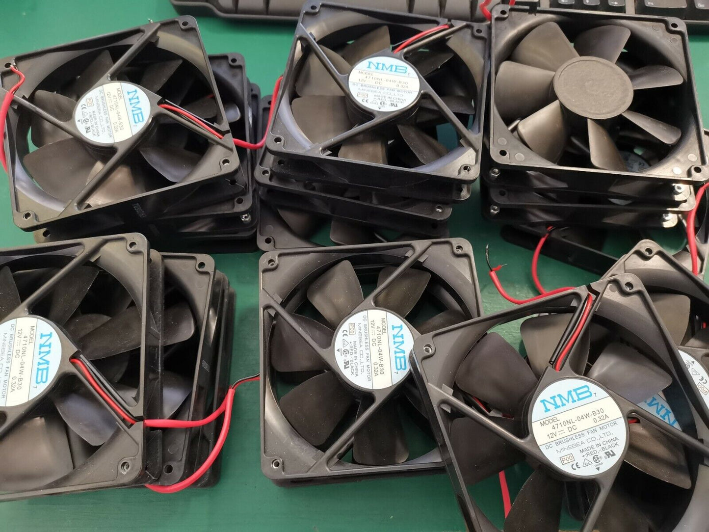 NMB 12v DC Fan 120mm x 120mm 0.32A Joblot 17pcs
