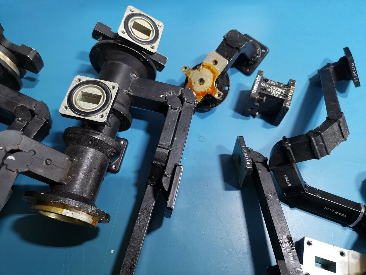 Various RF Wave Guide Tubes With 2 Rotating Wave Guide Modules