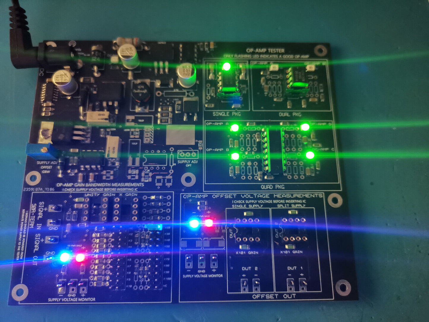 Op Amp Tester Offset Voltage Measurements Bandwidth Measurements