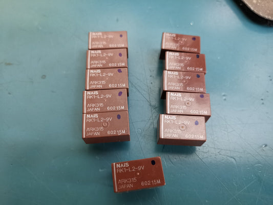11pcs High Frequency RF Relays 1.5 GHz High Frequency 2 Coil Latching RK1-L2-9V