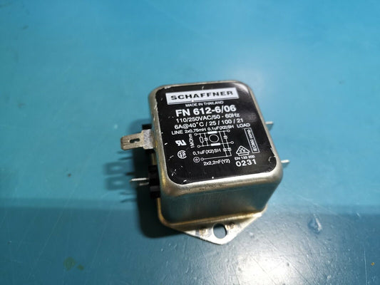 Schaffner FN612-6/06 6A 250V AC 60Hz RFI Filter