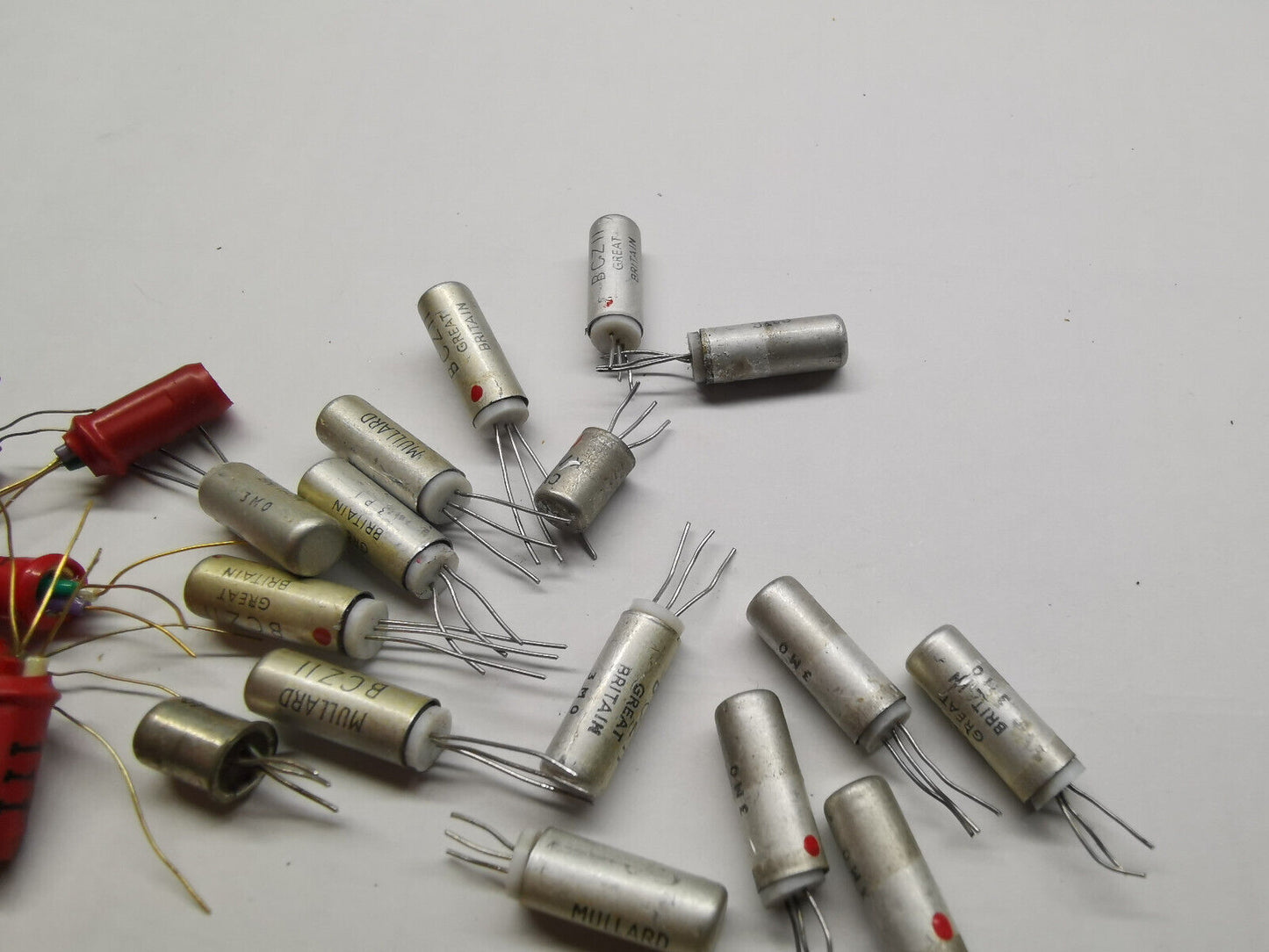 Vintage Mullard GET111 BCZ11 OC205 OC201 Transistor From Military Avionic OK