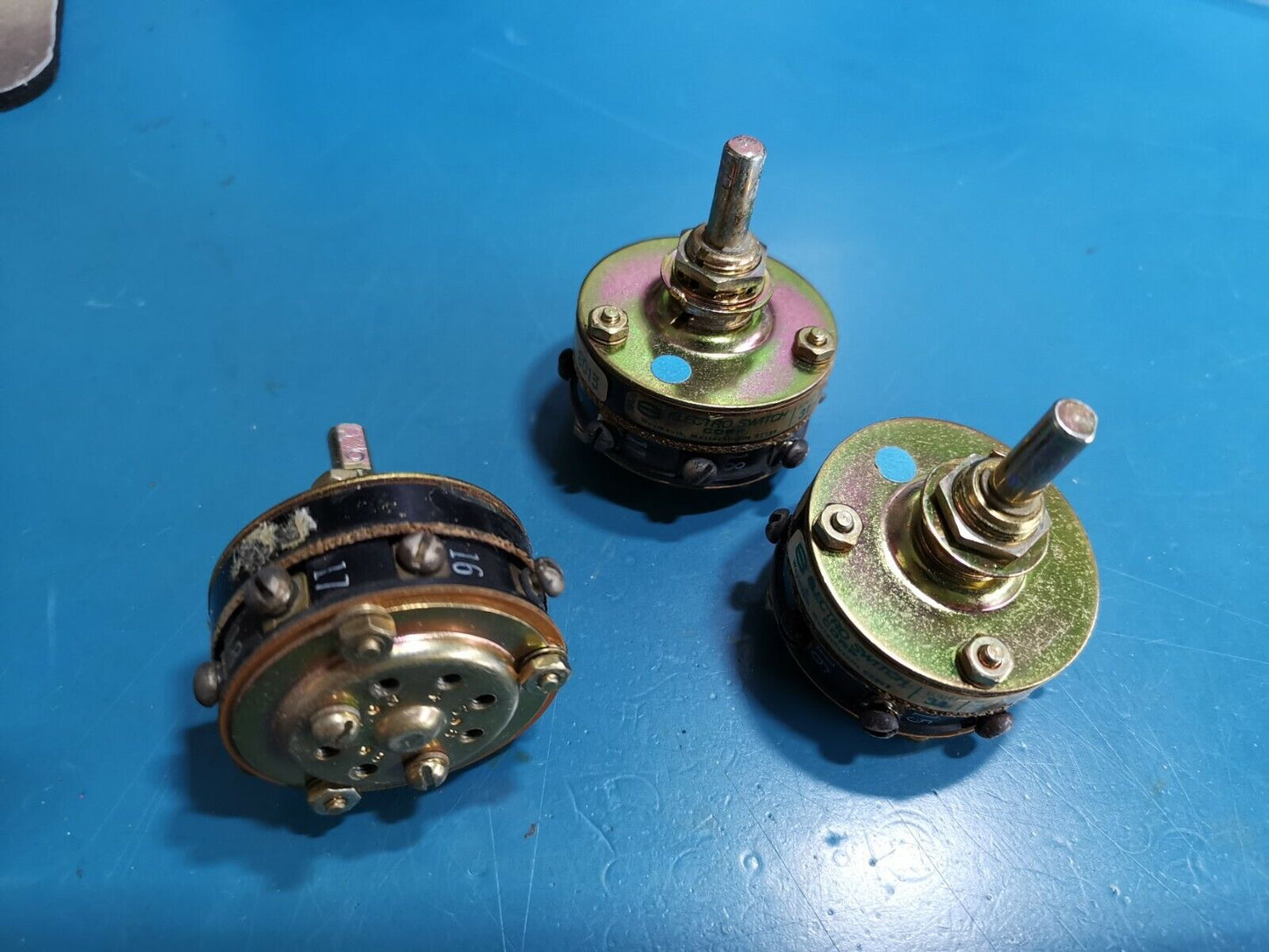 3pcs UND LAB 1 Pole 7 position Rotary Switch 5A 30V DC