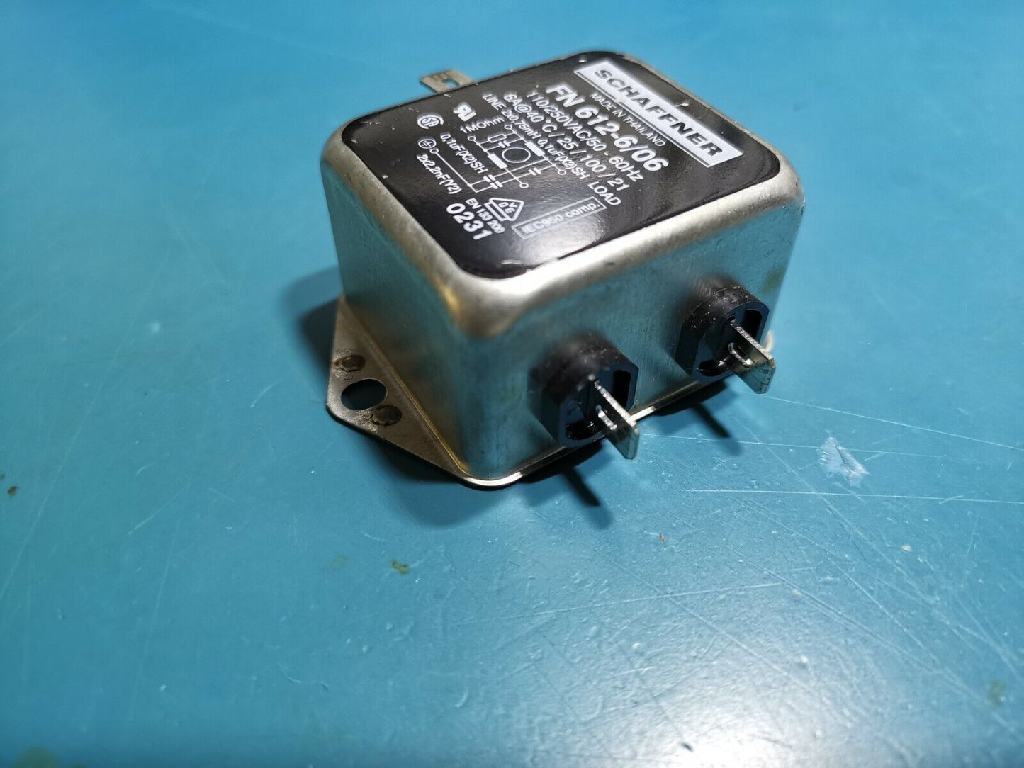 Schaffner FN612-6/06 6A 250V AC 60Hz RFI Filter