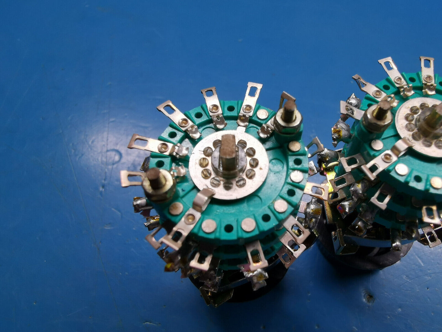 2pcs 3 Pole 6 Position Rotary Switch With Knob