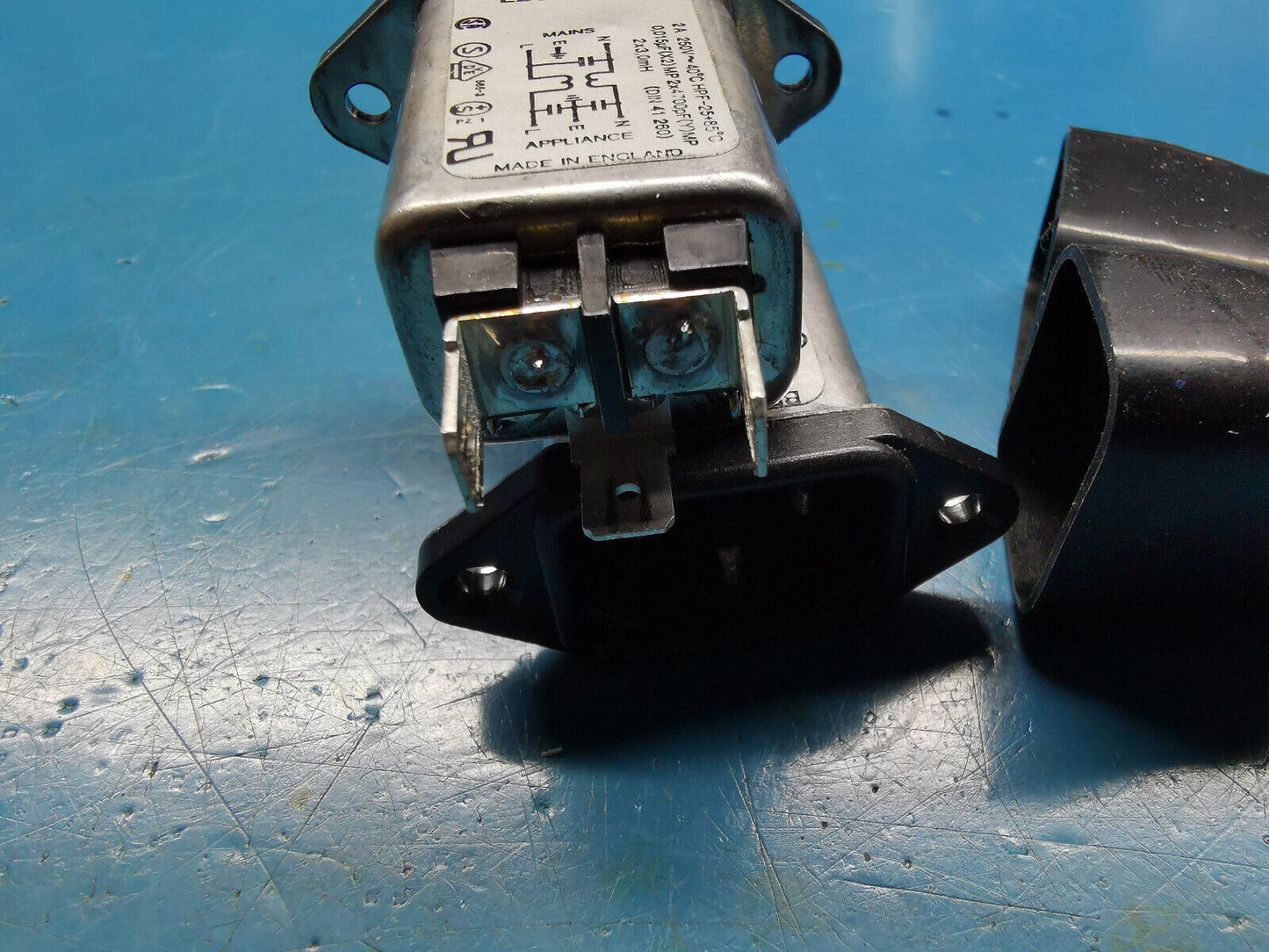 2pcs Mains Inlet Filter 250v 2A Belling Lee L213 3C/L