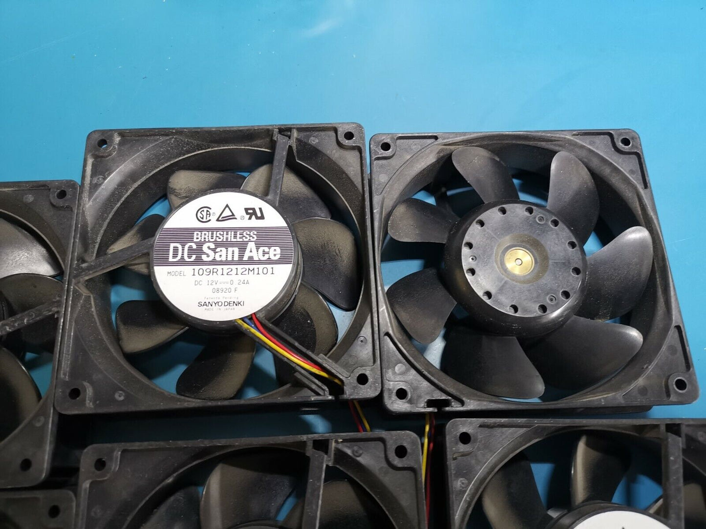 6 pcs 109R1212M101 Sanyo Denki  12V Cooling Fan