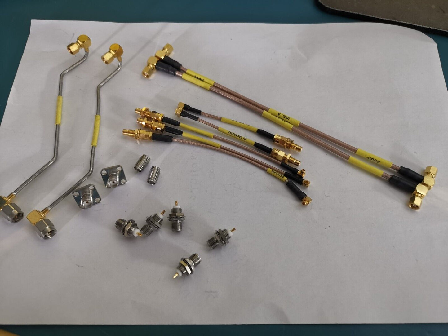 RF Coaxial Cable And Connector Joblot SMA to SMC SMC to SMC Micro MMX to SMC