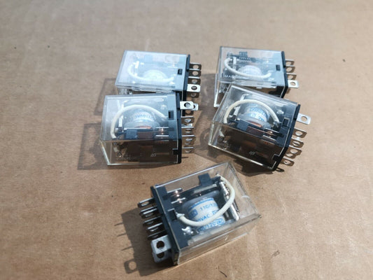 2pcs DPDT Plug In Relay 110v Coil 10A Contact Omron IMO , EX MOD LY2 PY21