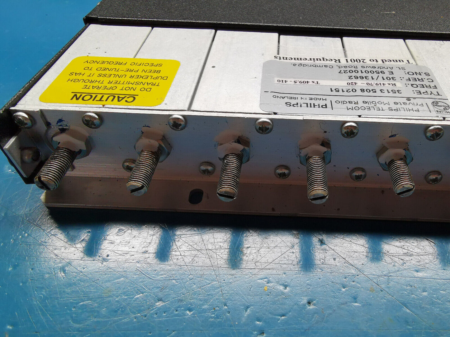 Philips Duplexer RX 419.7MHz - 420MHz  TX 409.5Mhz - 410MHz
