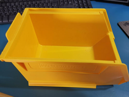 3pcs Electronic Storage Bin Yellow 225mm x 145mm Welconstruct