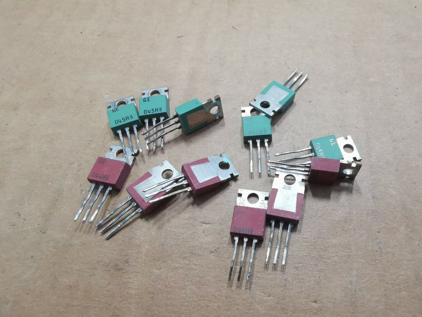 D44H8 And D45H8 Transistor Pairs 6 Pairs Genuine GE