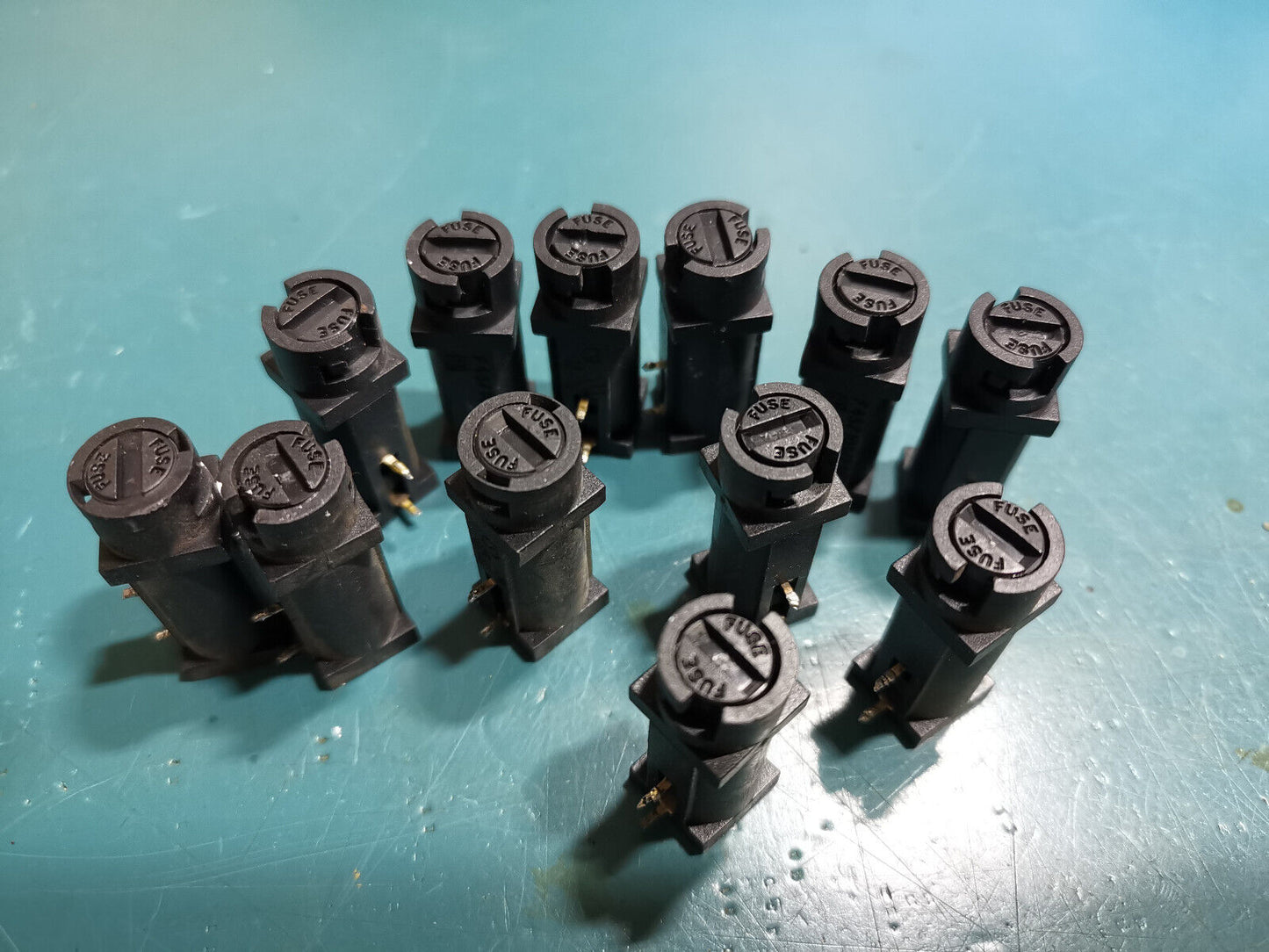 12pcs Bulging F457 Fuse Holder PCB Mount 250v AC 10A