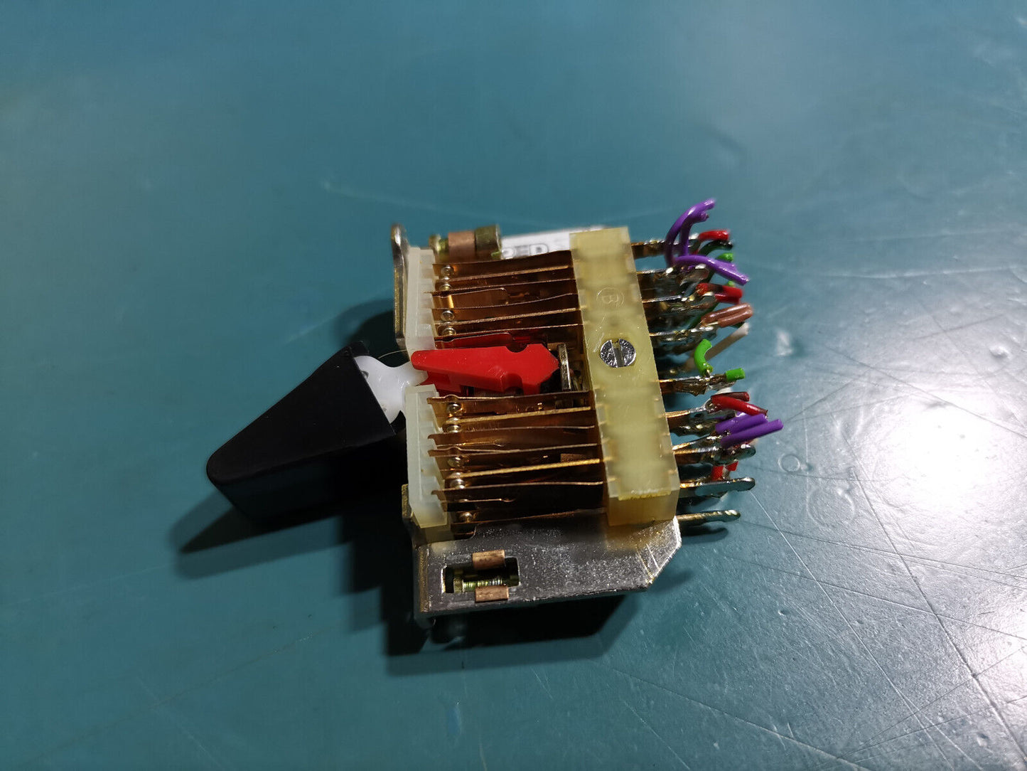 PED Series 80 Miniature lever Switch 4 x DPDT Black