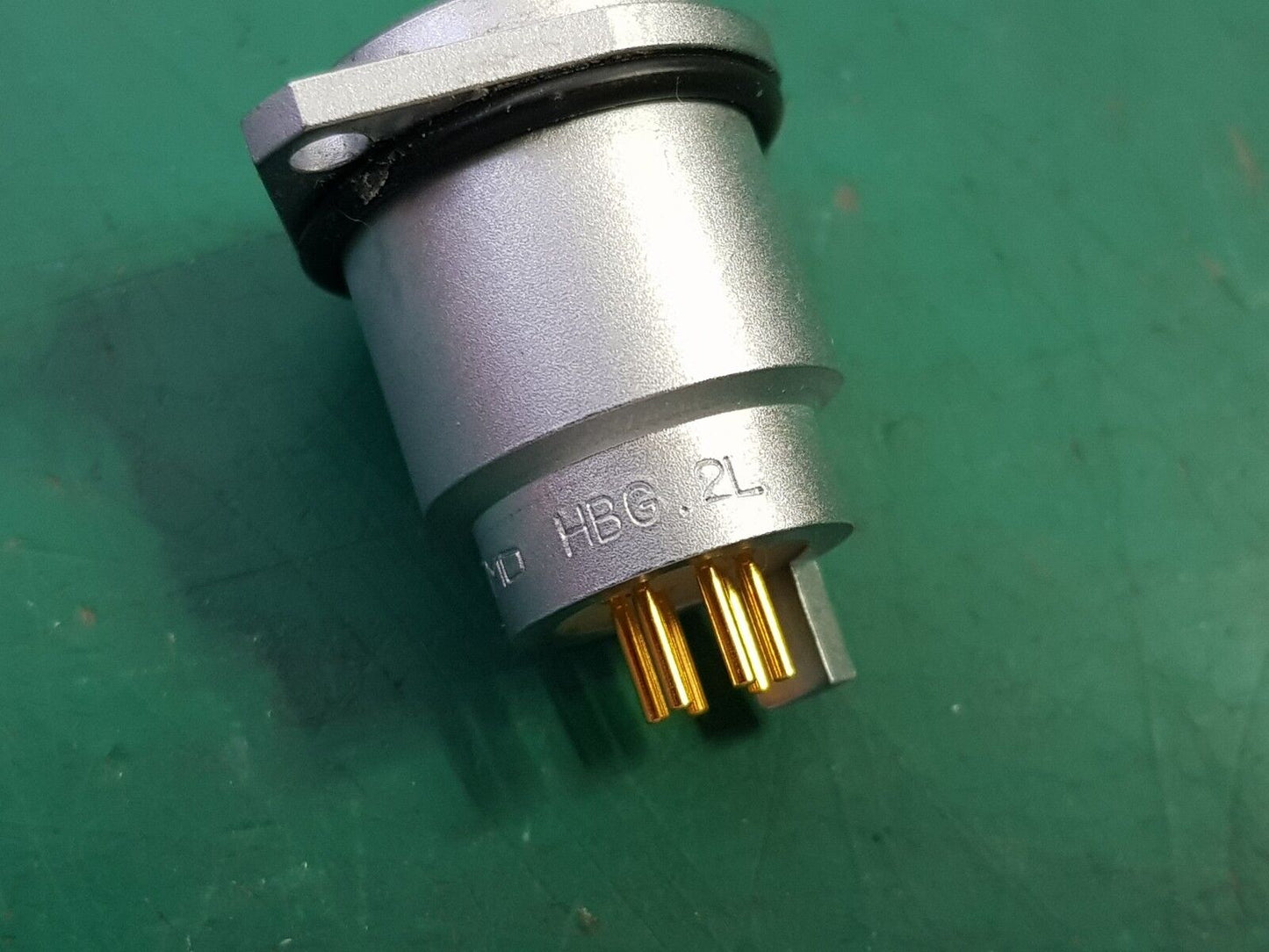 Lemo 3S 6 pin Panel Mount Socket Gold Plated Contacts