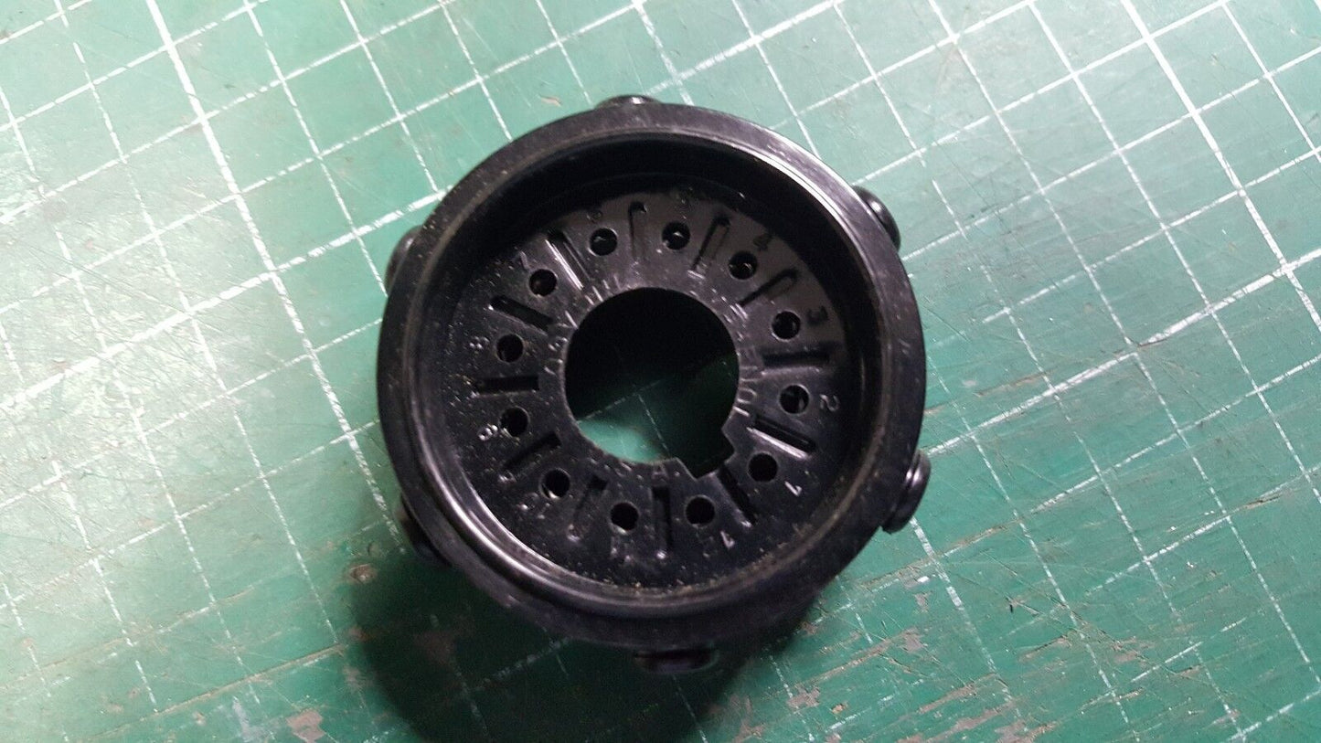 Vintage 12 Pin Socket  B12 CRT Socket For DG7-32 Amphenol  , 2 pcs
