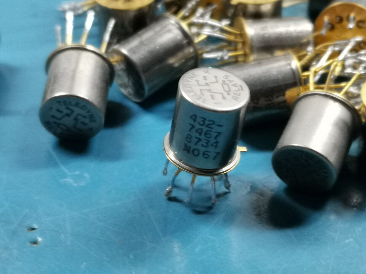 18pcs Teledyne 432-7467 Relay TO-5 Relay NON LATCHING DPDT