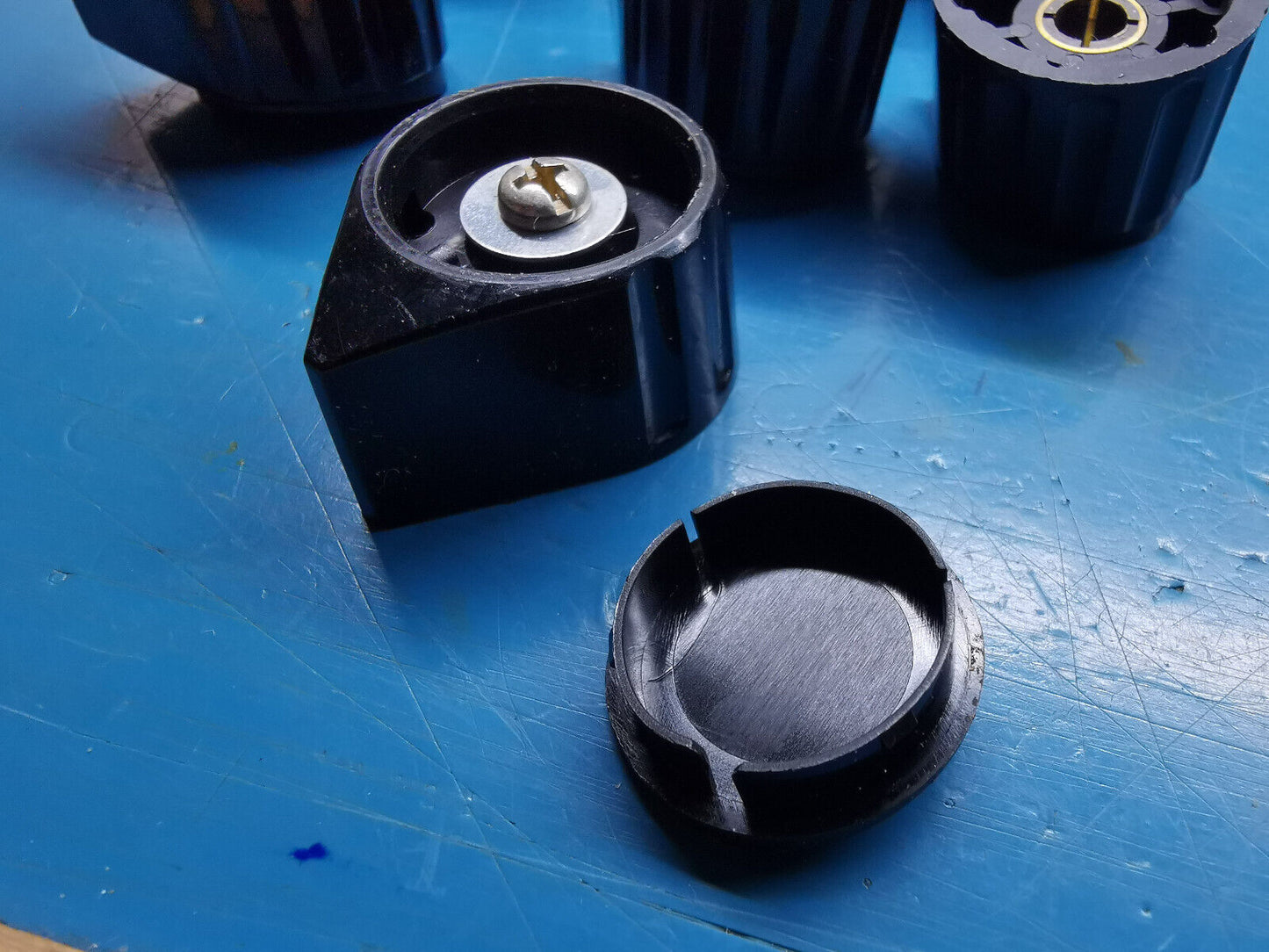 6pcs Ritel Rotary Switch Knob Arrow Knob 6mm Shaft