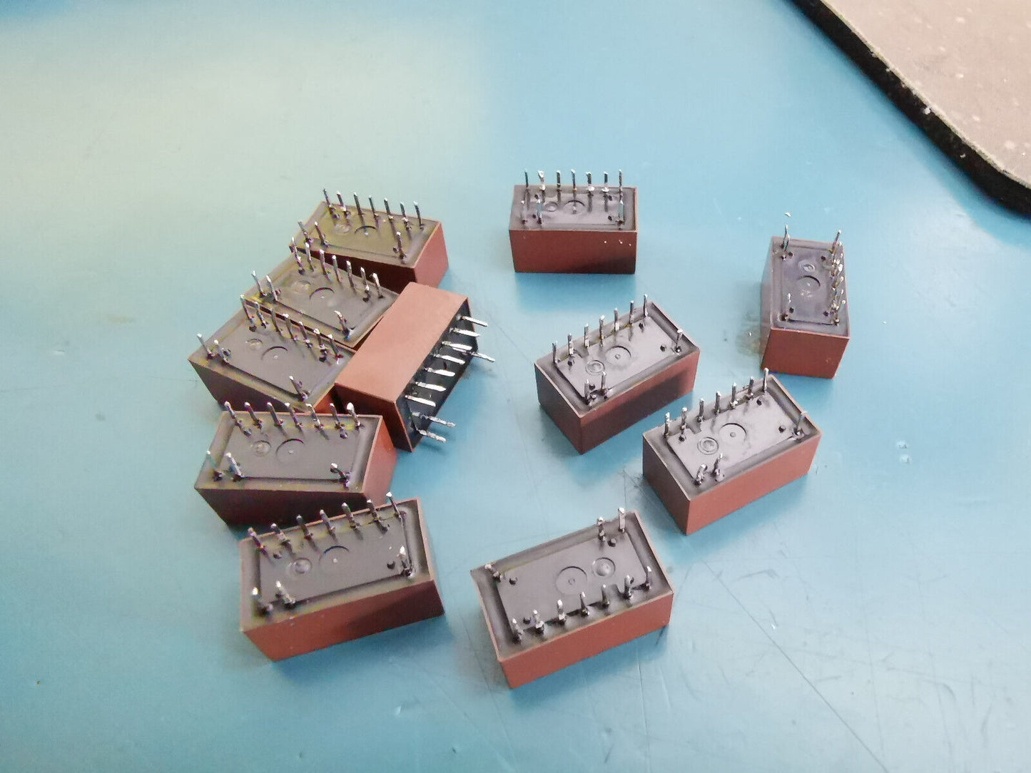 11pcs High Frequency RF Relays 1.5 GHz High Frequency 2 Coil Latching RK1-L2-9V