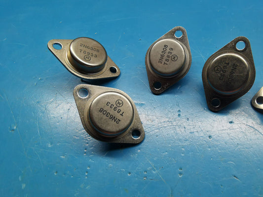 5pcs Genuine 2N6308 NPN Power Transistor High Voltage  TO-3