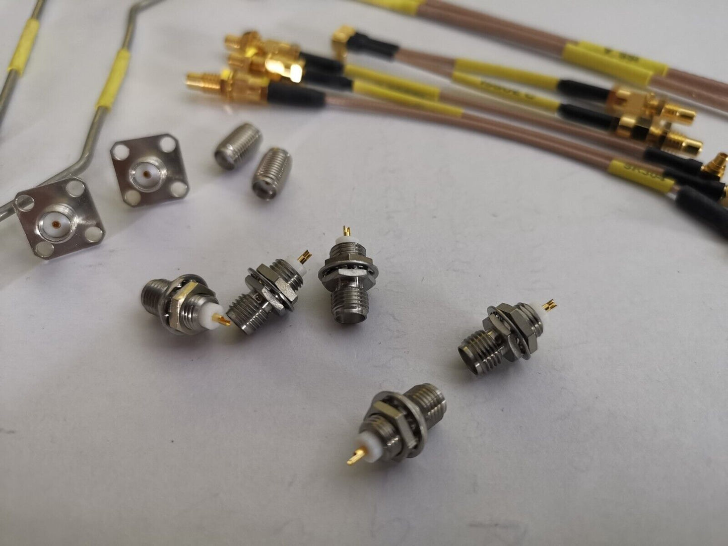 RF Coaxial Cable And Connector Joblot SMA to SMC SMC to SMC Micro MMX to SMC