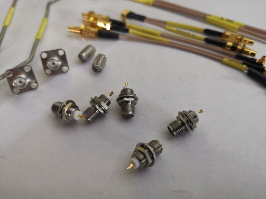 RF Coaxial Cable And Connector Joblot SMA to SMC SMC to SMC Micro MMX to SMC