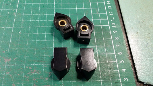 4pcs 1950s Vintage Bulgin K435 Guitar Pointer Knobs